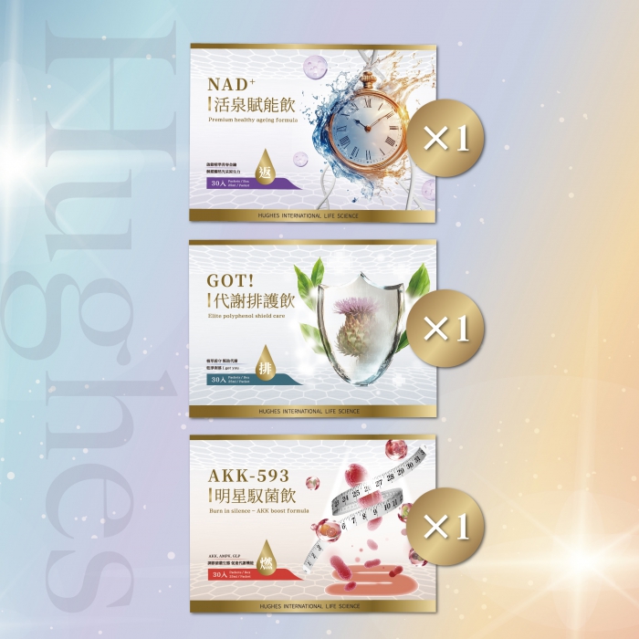 H1套組1(活泉賦能飲1+代謝排護飲1+明星馭菌飲1)